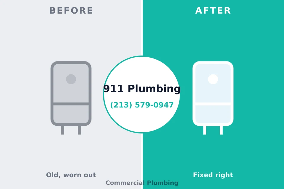 Before and after: plumbing repair McAdenville, NC